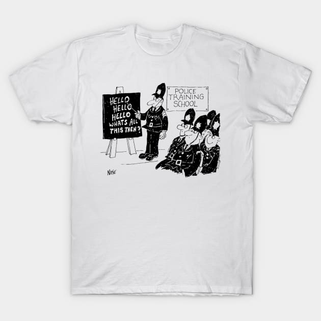 Police Training School T-Shirt by NigelSutherlandArt